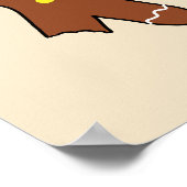 Gingerbrei Mein Leg Hurts Spaß Value Poster (Ecke)