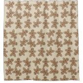 Gingerbrei Men Christmas Duschvorhang (Vorderseite)