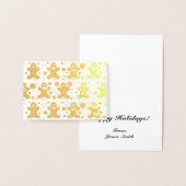 Gingerbrei Men Grußkarte Folienkarte (Anzeige)