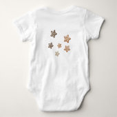 Gingerbrei Men Holiday Baby One Stück Baby Strampler (Rückseite)