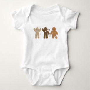 Gingerbrei Men Holiday Baby One Stück Strampler
