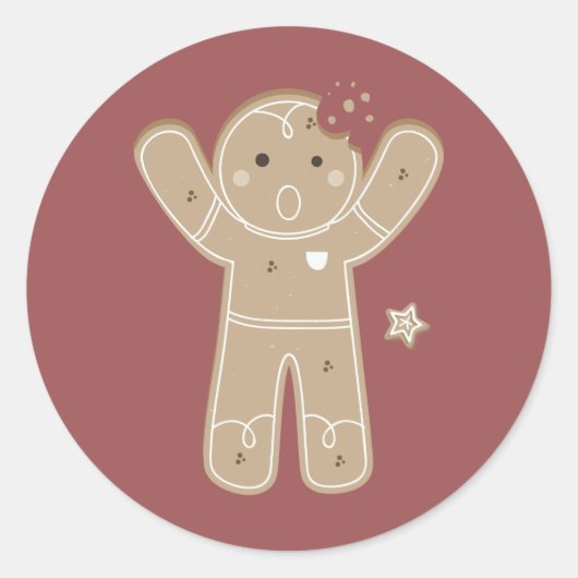 Gingerbrei Men Holiday Sticker (Vorderseite)
