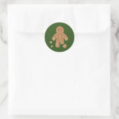 Gingerbrei Men Holiday Sticker (Tasche)