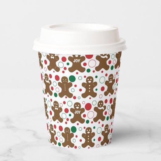 Gingerbrei Men Paper Cup Pappbecher (Vorderseite)