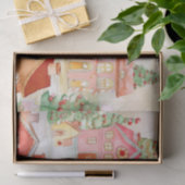 Gingerbrei Village Weihnachtszettel Seidenpapier (Geschenk)