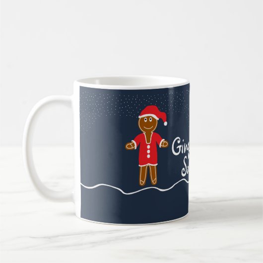 Gingerbrei Weihnachtskaffee Tasse (Links)