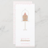 Gingerbrei Weihnachtskarte (Vorne/Hinten)