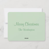 Gingerbrei Weihnachtskarte Feiertagskarte (Rückseite)