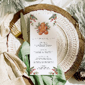 Gingerbrei Weihnachtsmenü Menükarte