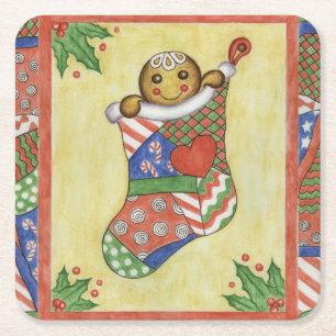 Gingerbrei Weihnachtsweihnachtsbaum Untersetzer