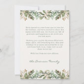 Gingerbrei Zuhause Holiday Card Feiertagskarte (Rückseite)