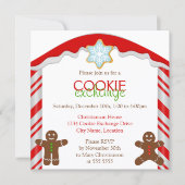 Gingerbrett Cookie Exchange-Party Einladung (Vorderseite)