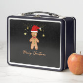 Gingerbrett Grüße Weihnachten Metall Brotdose (Beispiel)