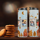 Gingerbrett House 5 Foto Template Thermal Tumbler Thermosbecher