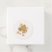 Gingerbrett Hütte Winter Nesting Baby Dusche Geschenkanhänger (Beispiel)