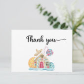 Gingerbrey Dankeschön-Karte Dankeskarte (Stehend Vorderseite)