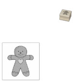 GingerBroad Man Weihnachtskost Gummistempel (Stempel)
