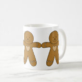 GingerBroad Man Weihnachtskost Kaffeetasse (VorderseiteRechts)