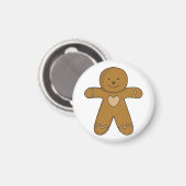 GingerBroad Man Weihnachtskost Magnet (Vorderseite/Rückseite)