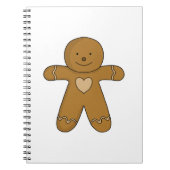 GingerBroad Man Weihnachtskost Notizblock (Vorderseite)