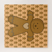 GingerBroad Man Weihnachtskost Puzzle (Horizontal)