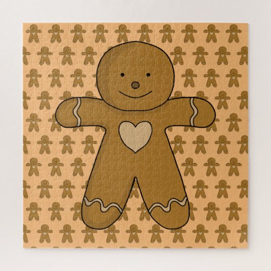 GingerBroad Man Weihnachtskost Puzzle (Vertikal)