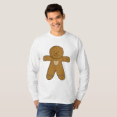 GingerBroad Man Weihnachtskost T-Shirt (Vorne ganz)