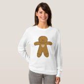 GingerBroad Man Weihnachtskost T-Shirt (Vorne ganz)