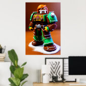 Gingerbrot | Art der AI Poster (Heimbüro)