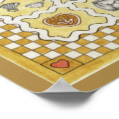Gingerbrot Art Print Poster (Ecke)