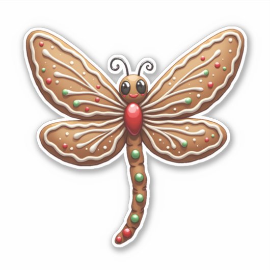 Gingerbrot Aufkleber (Vorderseite)