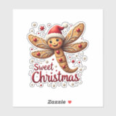 Gingerbrot Aufkleber (Blatt)