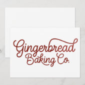 Gingerbrot Backcocktail Weihnachten (Vorne/Hinten)