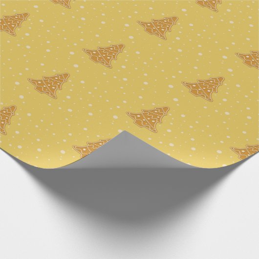 Gingerbrot-Baumwrapping-Papier Geschenkpapier (Ecke)