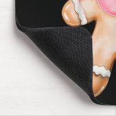 Gingerbrot blühende Blase Gum Nk Sungles Christma Mousepad (Ecke)