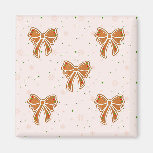 Gingerbrot Bows Magnet