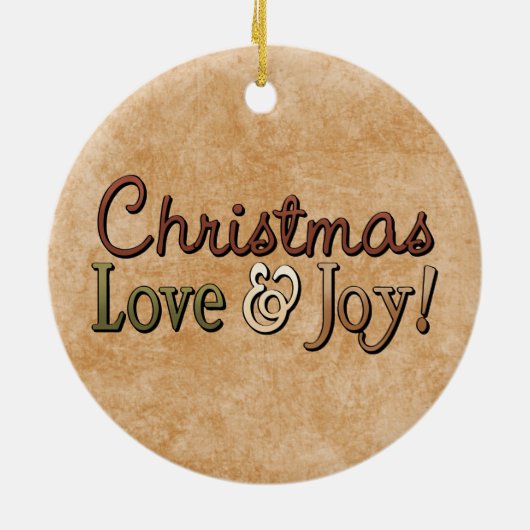 Gingerbrot Boy Peaking derzeit Keramikornament (Hinten)