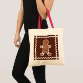 Gingerbrot Boy Tote Bag Tragetasche (Vorderseite (Produkt))