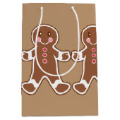 Gingerbrot Boys Gift Bag Mittlere Geschenktüte (Vorderseite)