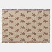 Gingerbrot Boys Throw Blanket Decke (Vorderseite)