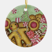 Gingerbrot Candy Cookie Ornament (Vorne)