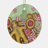 Gingerbrot Candy Cookie Ornament (Links)