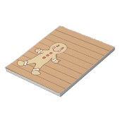 Gingerbrot Chocolate Notepad Notizblock (Rotiert)