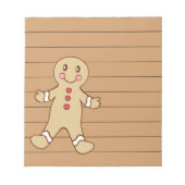 Gingerbrot Chocolate Notepad Notizblock (Vorderseite)