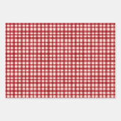 Gingerbrot Citrus Spice Gingham Rustikale Weihnach Geschenkpapier Set (Vorderseite 3)