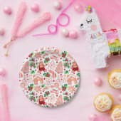 Gingerbrot Cookie Babydusche Pappteller (Party)