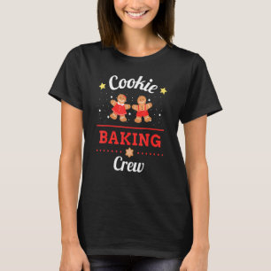 Gingerbrot Cookie Backen Crew Weihnachten T-Shirt