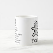 Gingerbrot Cookie Couple Liebe Tasse (Mittel)