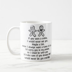 Gingerbrot Cookie Couple Liebe Tasse