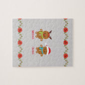 Gingerbrot Cookie Couple Puzzle (Horizontal)